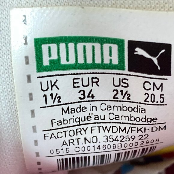 Puma ROMA Kids 2.5 Leather Shoes Sneakers - Picture 11 of 11